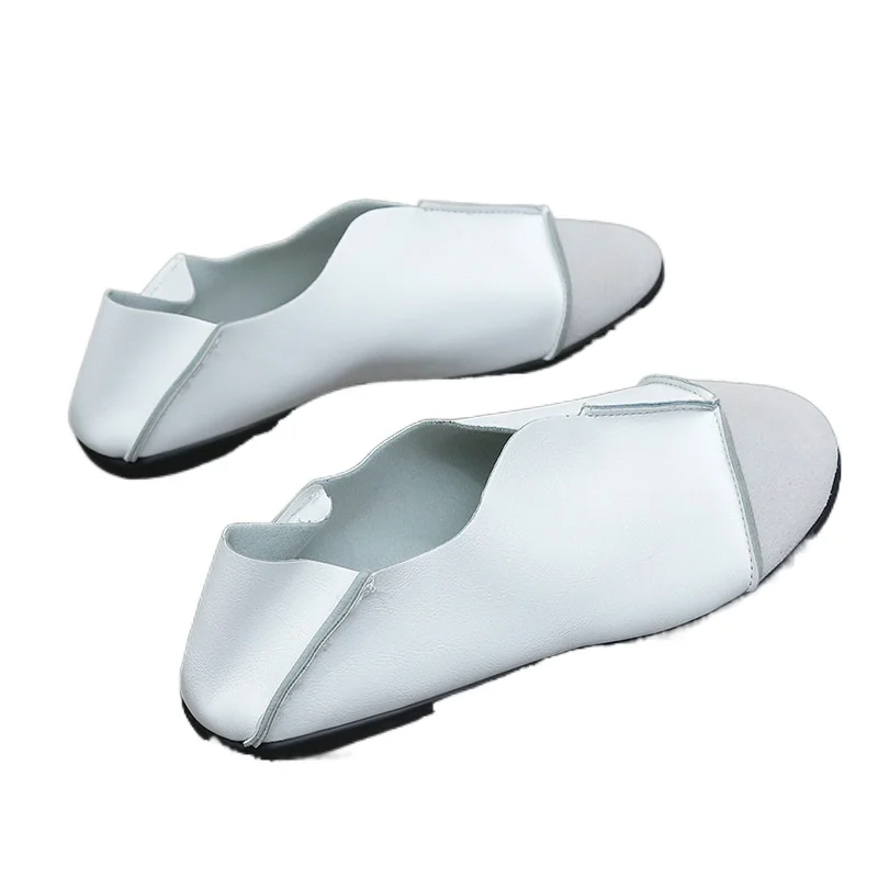 

Women 2021 Leather Shoes Moccasins Mother Loafers Soft Flats Casual Female Driving Ballet Footwear Comfortable Grandma Shoes