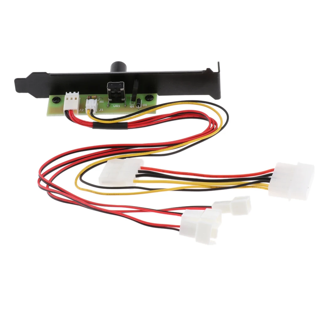 Контроллер скорости вентилятора PCI 3 в 1 для настольного компьютера чехол док