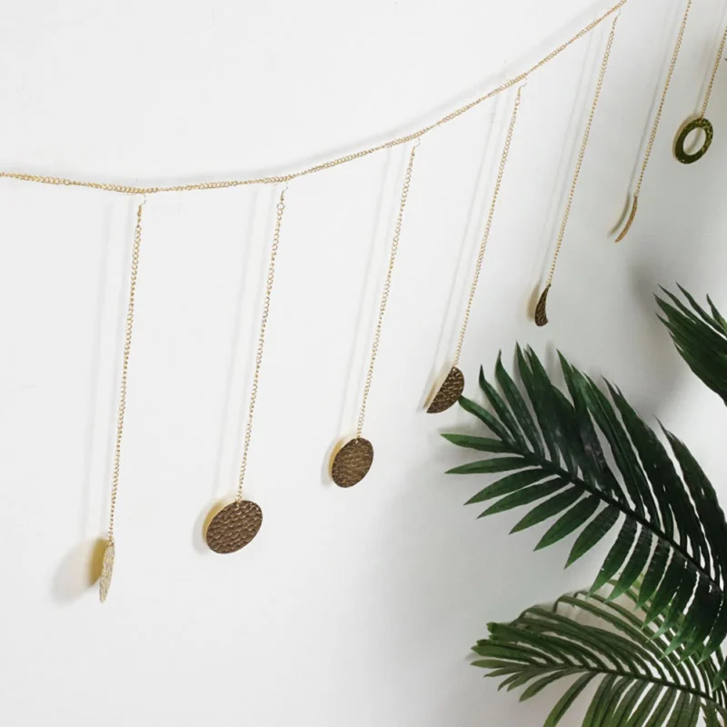 Домашний Настенный декор подвеска для детской спальни фоновое украшение цепочка