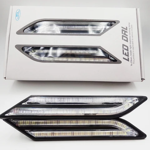 Автомобиль мигает DRL супер яркий DRL автомобиль дневной светодиодный свет универсальный Автомобильные дневные ходовые огни светильник s стайлинга автомобилей Водонепроницаемый 33 светодиодный