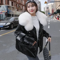 2020 winter new down jacket fox fur collar detachable jacket short jacket fashion thickening inner warm down jacket women