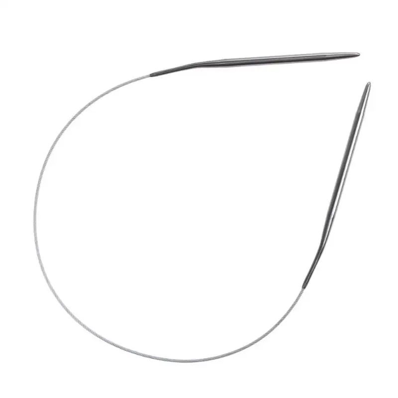 Спицы вязальные круговые из нержавеющей стали 11 шт./компл. 43/65/80 см | Дом и сад