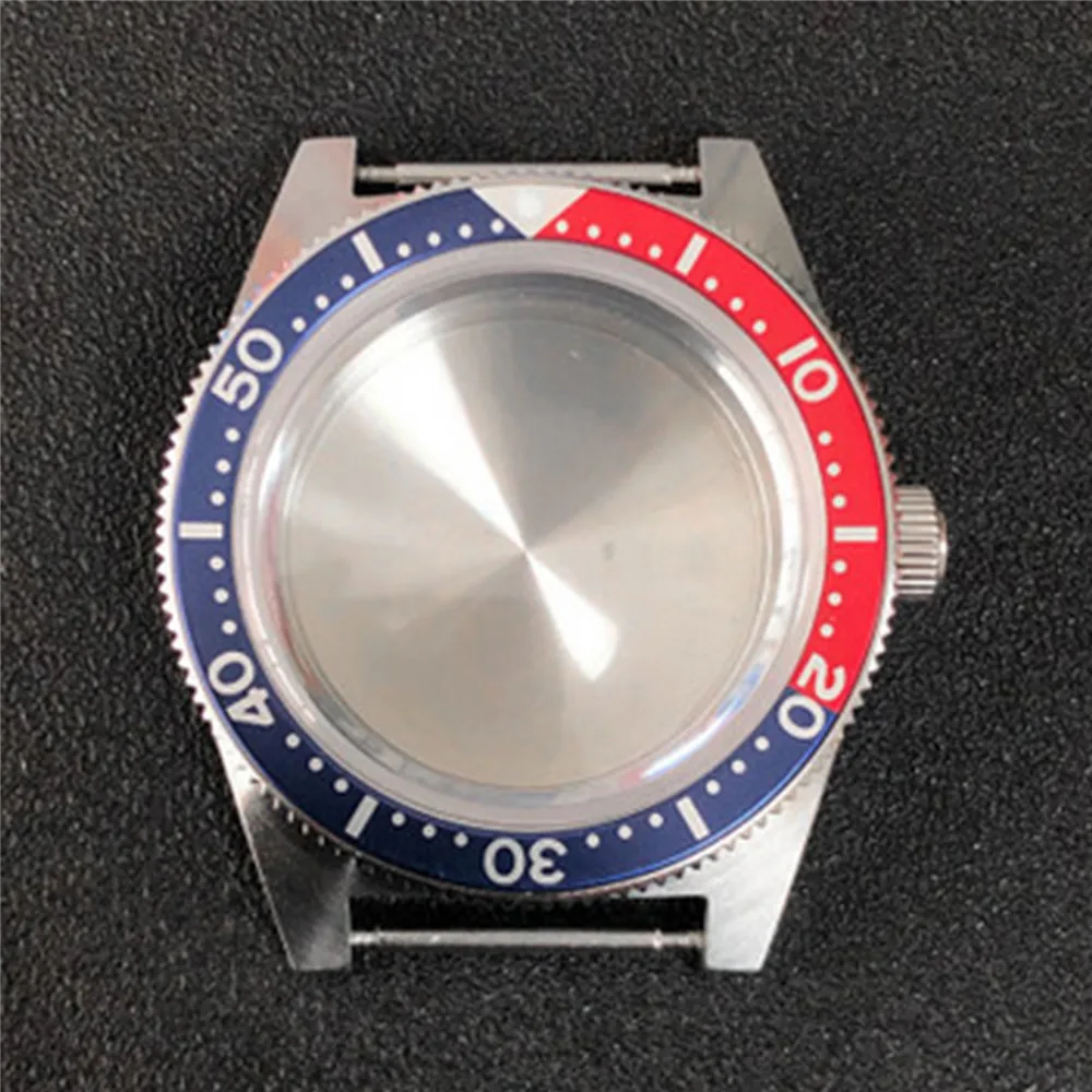 

Детали для часов, купольный чехол из сапфирового стекла с пузырьками для часов из нержавеющей стали, водонепроницаемость 41 мм 100 м для японс...