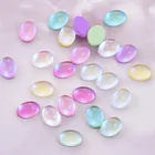 Стеклянные стразы Ambilight без горячей фиксации, светящиеся Стразы для дизайна ногтей, украшения для ногтей F0321