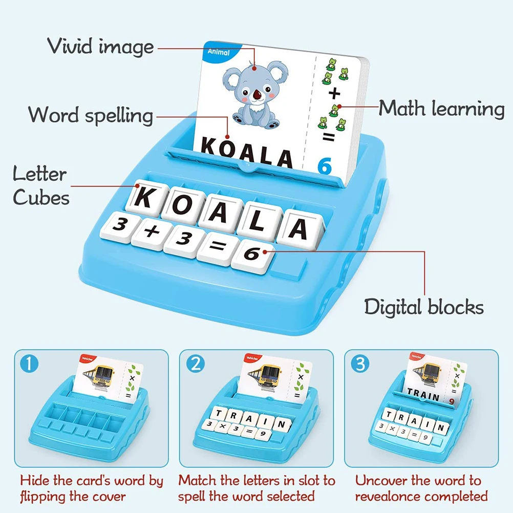 

Kids Educational Toys Matching Letter Game Spelling Games Funny Educational Learning Toys Spelling Games for Kids