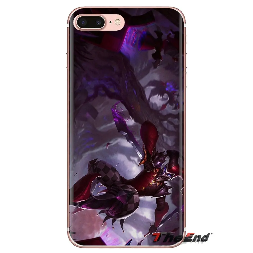 Для iPhone XS Max XR X 4 4s 5 5S 5C SE 6 6S 7 8 Plus samsung Galaxy J1 J3 J5 J7 A3 A5 чехлы для телефонов Janna Shaco League of