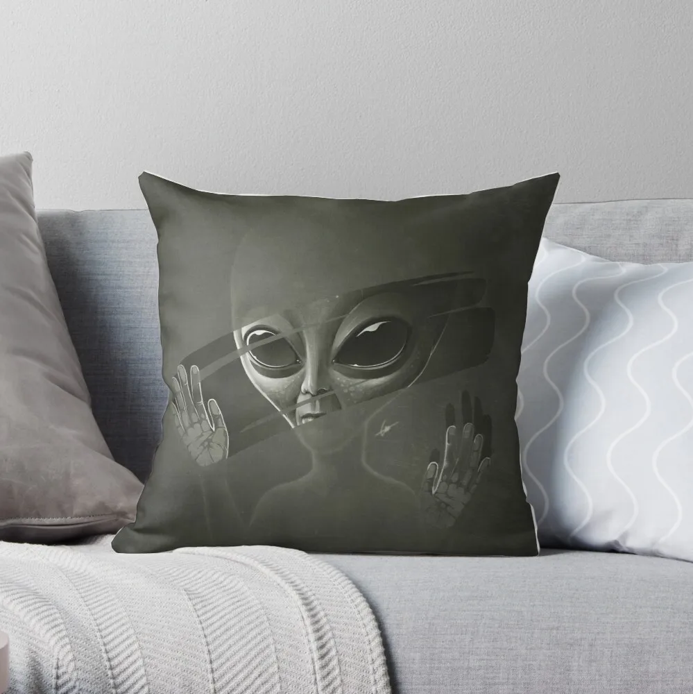 

Alien Throw Pillow Pillow Case Polyester Home Decora Pillowcases Throw Pillow Case kussensloop almohada poszewka