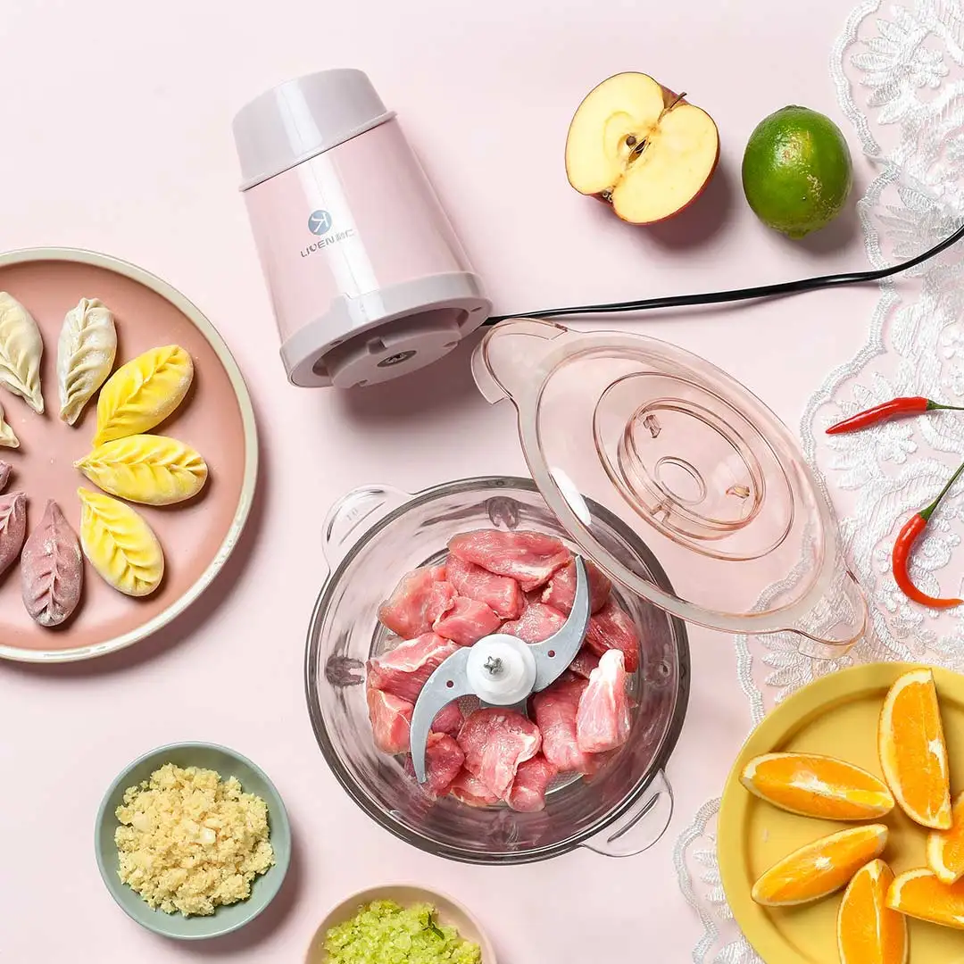 Многофункциональная электрическая мясорубка измельчитель Кухонный комбайн