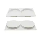 2 полости большой круглый диск конфеты силиконовые формы мелкий цилиндр форма для помадки на торт