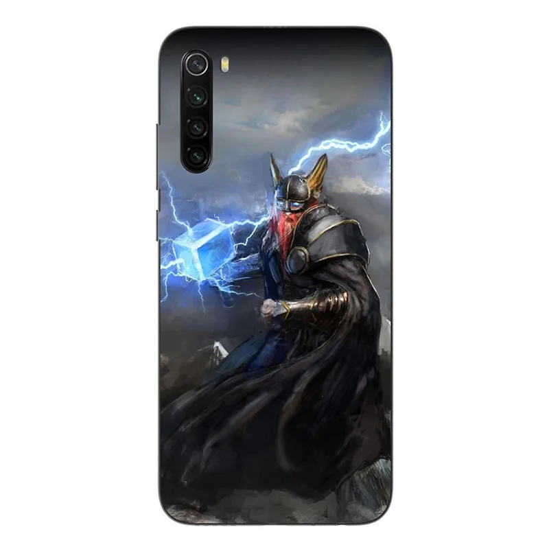 Z07 Мягкий силиконовый чехол для Xiaomi Redmi Note, 8 T, 8 T, 6,3 дюймов, чехол-накладка на заднюю панель, HD принт с розами, волком, мультипликационным рисунком, Fundas Para, чехол - Цвет: Z07