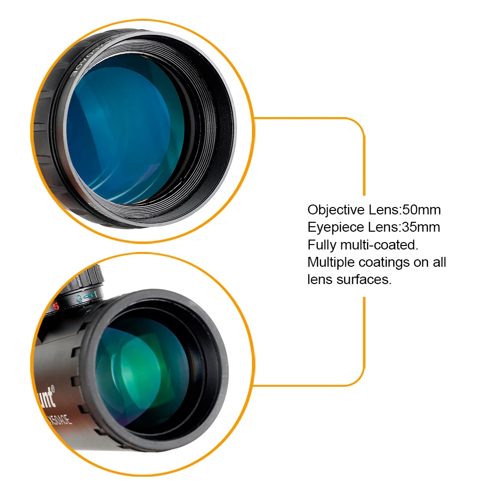 Охотничий прицел ohhunt SNR 4.5-14x50 AOE Red Special Cross Reticle Optic Sight FOR с одним куском.