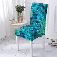 tropical chair cover spandex removable seat cover for office dining room weddings party banquet 1246pc housse de chaise
