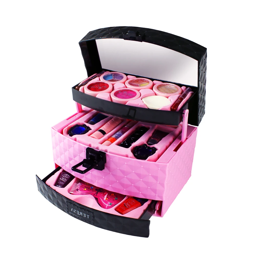 Девочка Макияж игрушки девочка делая вид маленькая принцесса набор коробка