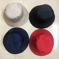 2021 new cotton bucket hats women branded sunscreen panama hat men pure color sunbonnet fedoras outdoor fisherman hat beach cap