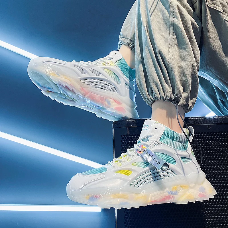 

Fashion Jogging Shoes for Men Running Sneakers New Arrival High Top Male Athletic Footwear Breathable Outdoor Running Trainers