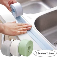 3 2m sealing strip bathroom kitchen shower sink tape waterproof sealing tape self stick wall sticker windows corner line seam
