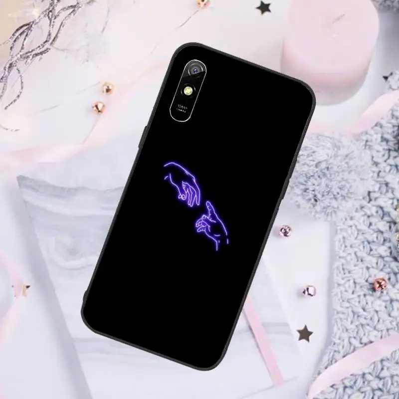 

Neon lights Phone Case For Xiaomi Mi Redmi Note 8T 9T 9S 9A 10 7 8 9 Lite pro