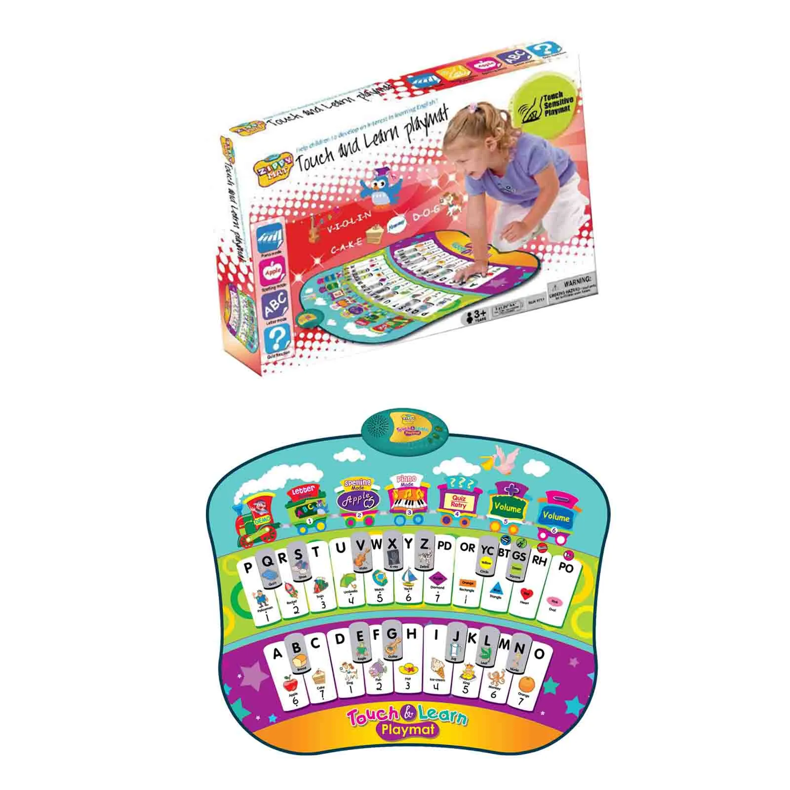 

Musical Piano Dancing Mat for Kids & Toddlers Keyboard Dancing Pad Touch Play Mat Cushion Game Blanket Educational Toys A20