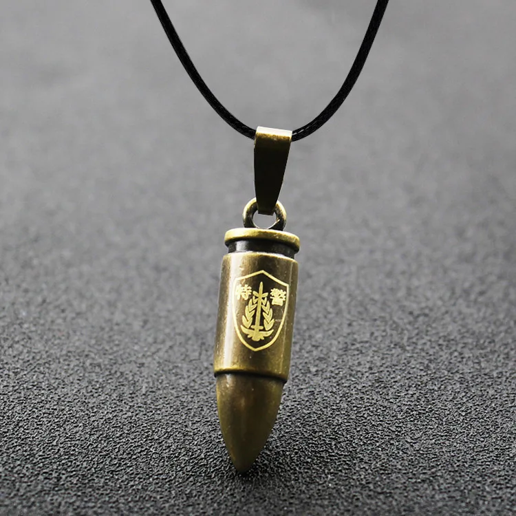 Титановая сталь пуля кулон ожерелье Подвеска Пара может быть надпись модные