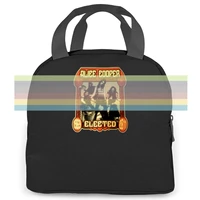 alice cooper elected band black new hot printing printed women men portable insulated lunch bag adult