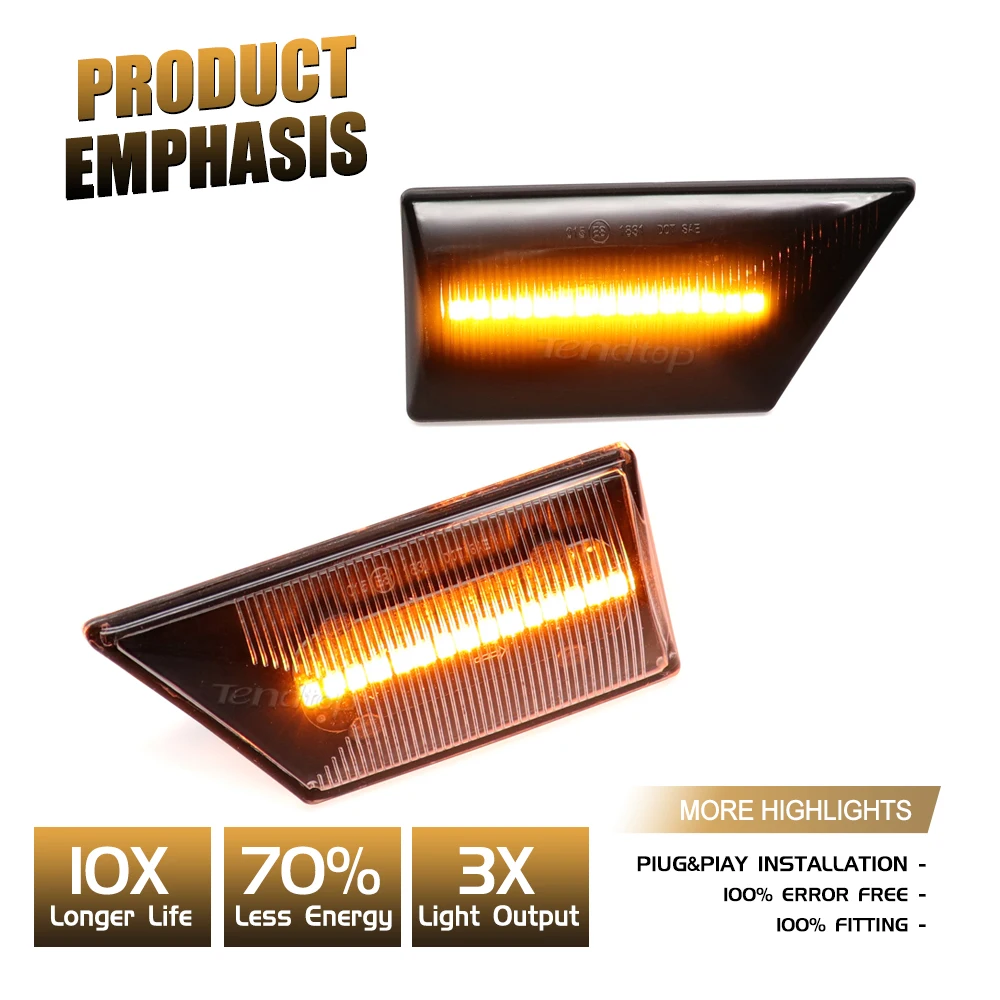 

Светильник рь для Opel Signum Vectra C 2002 2003 2004 2005 2006 2007 2008 поворотный сигнал, динамический боковой маркер, Поворотный Светильник