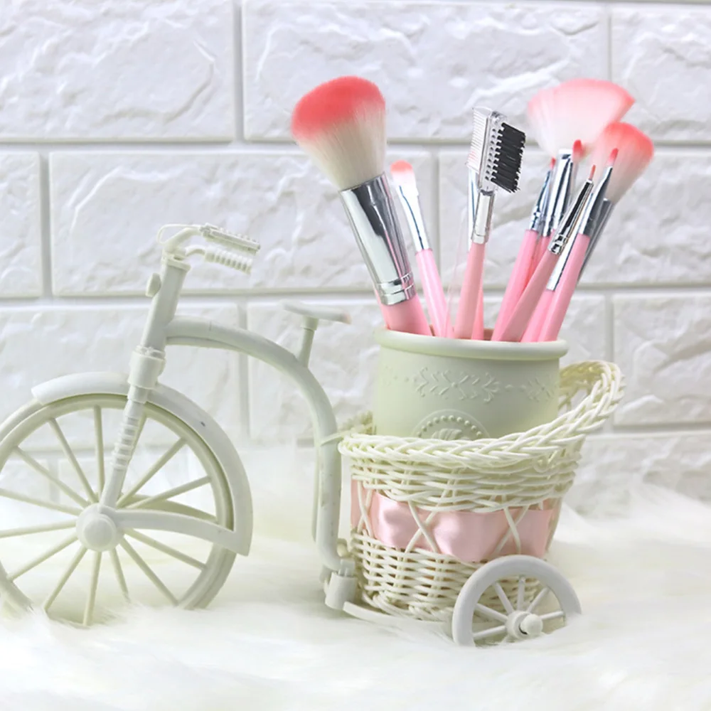

1pc Desk Table Pen Holder Desktop Stationery Makeup Brush Storage Organizer