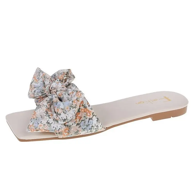 

REDESS New Summer Women Bohemia Buckle Flat Shoes Beach Sandals Thong Slippers Flip Flops