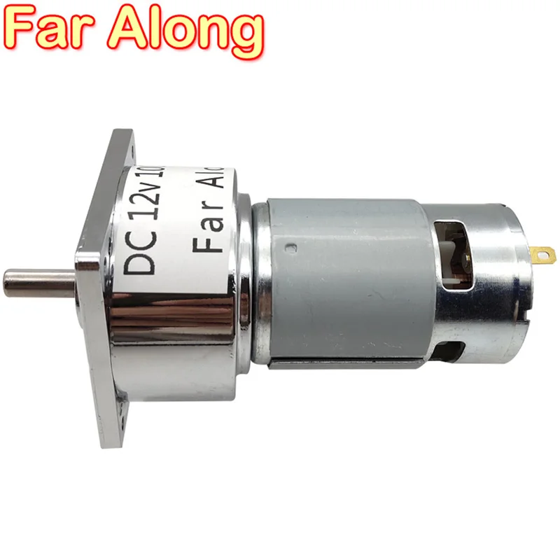 Низкоскоростной мотор редуктор постоянного тока с высоким крутящим моментом 12 В