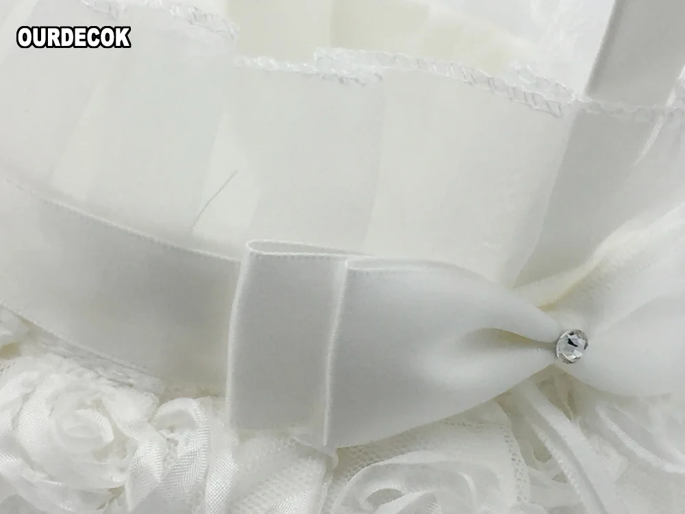 4 шт./лот белое украшение в виде цветов Свадебная Гостевая книга набор ручек