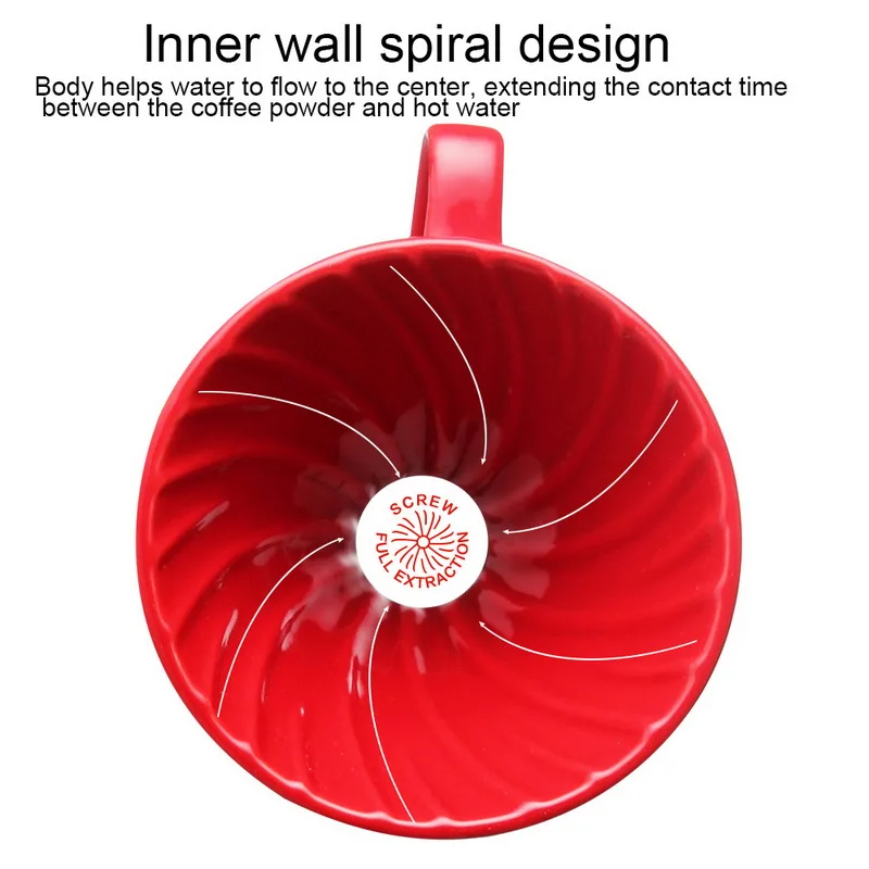 Керамический кофейный капельный двигатель V60 стильный фильтр чашка с постоянным