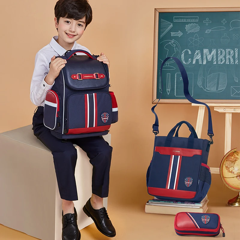 Children's Backpack for Boys 1-3-6 Grade School Backpack Boy Primary School Student 6-8-12 Years Aristocratic Style School Bags