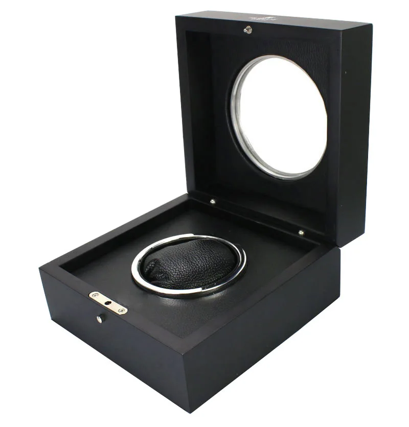 

Best Quality Watch Box Classic Full Black Watches Boxes Transparent Original Watch Case for HUB Watch Box LSL9013 oogio lusso