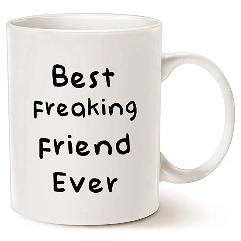 

Best Friend Coffee Mug, Best Friend Ever Best Holiday Gifts for Friend Cup White