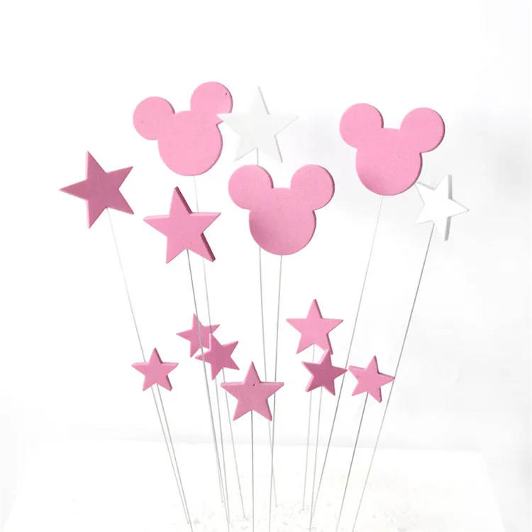 Тема Минни Мауса Для детей аксессуары для украшения торта сделай сам на день