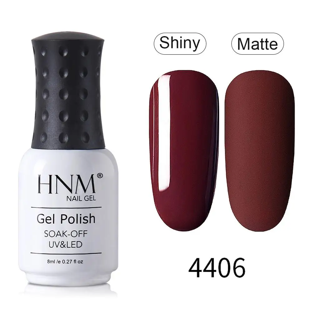 4406 HNM jam серия УФ-гель для ногтей DIY Nail Art 8 мл замачиваемый матовый лак светодиодный Полупостоянный лак Лаковая эмаль - Цвет: 4406