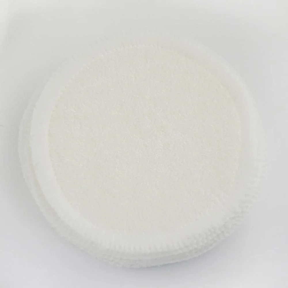 

12pcs Makeup Remover Pads Reusable Facial Cleansing Pads with Mesh Bag (White)