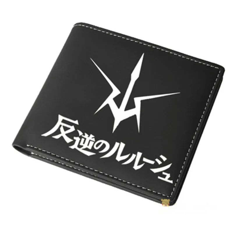 Кошелек с мультяшным аниме кодом Geass Lelouch Lamperouge кошелек из искусственной кожи