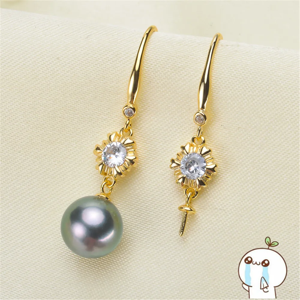 Хит 925 серьги с серебряным напылением фурнитура гвоздики установка крепления