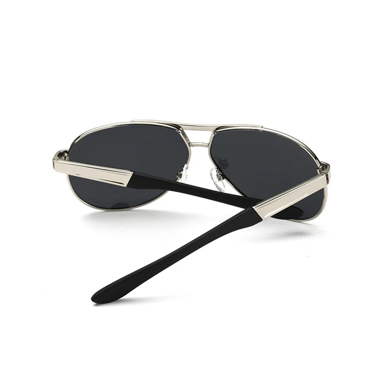 Солнцезащитные очки Мужские поляризационные зеркальные авиаторы в винтажном