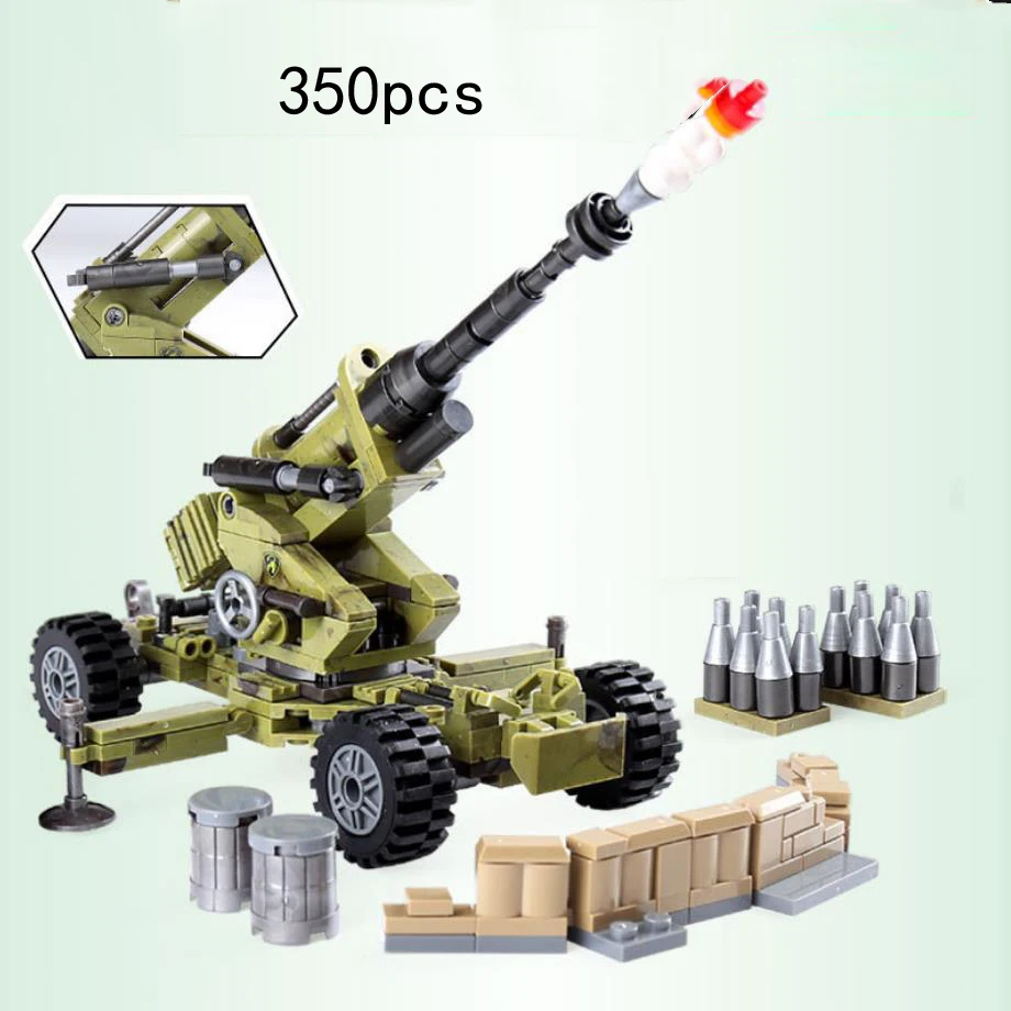 

world war across battlefield military Scorpio Legion Cindy Cannon moc batisbricks building block WW2 army figure brick toy