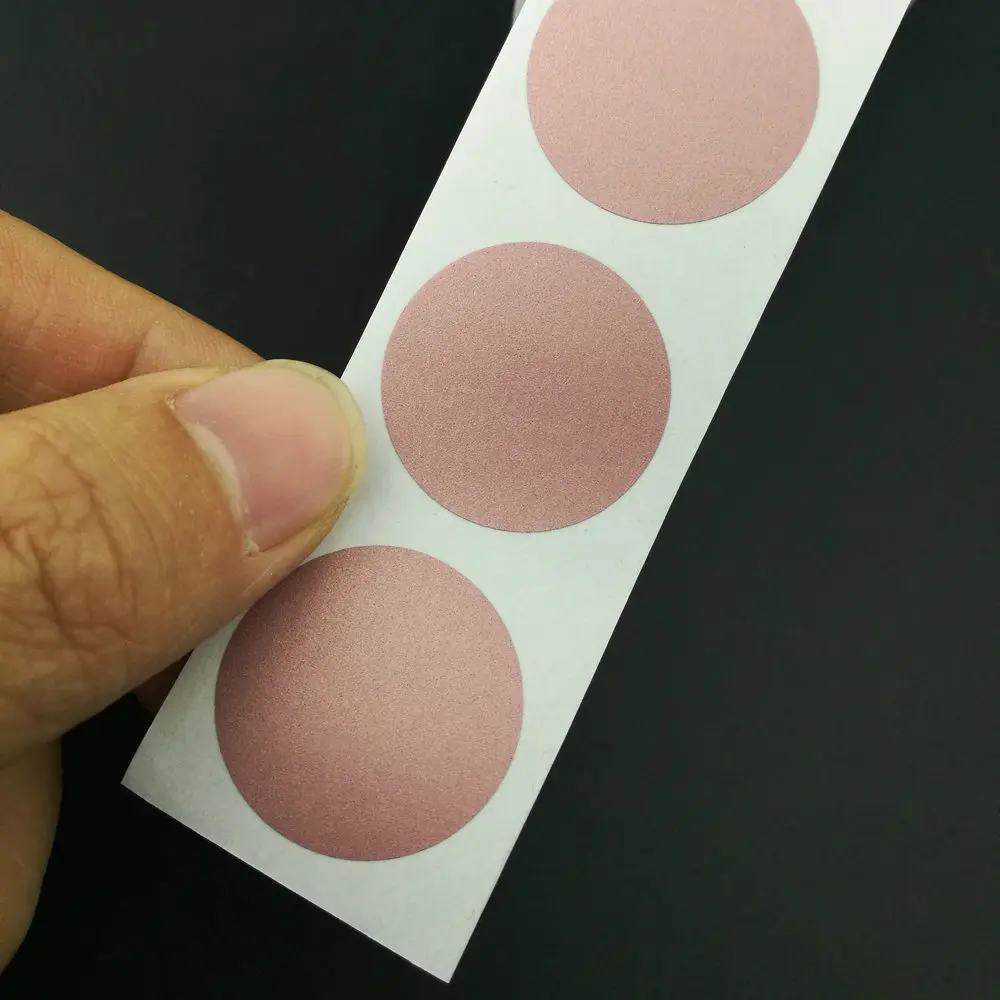 1000 шт. 1 &quotдюймовый круглый розовое золото/белое золото/желтое золото Цвет