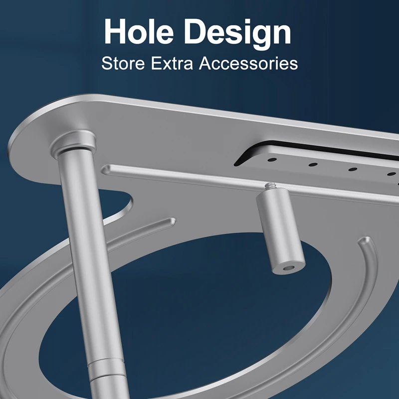 

Portable Tablet Desktop Support with Increased Heat Dissipation Frame Applicable: Compatible with 10-17 Inch Laptop