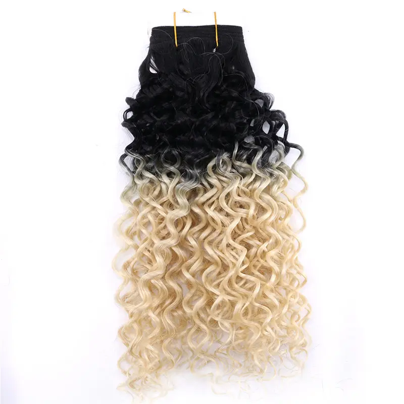 FSRHAIR 8-20 дюймов P1/30 P4/30 пучки волос влажная волна высокотемпературное СИНТЕТИЧЕСКОЕ Наращивание волос 100 г пучок волос - Цвет: T1B/613