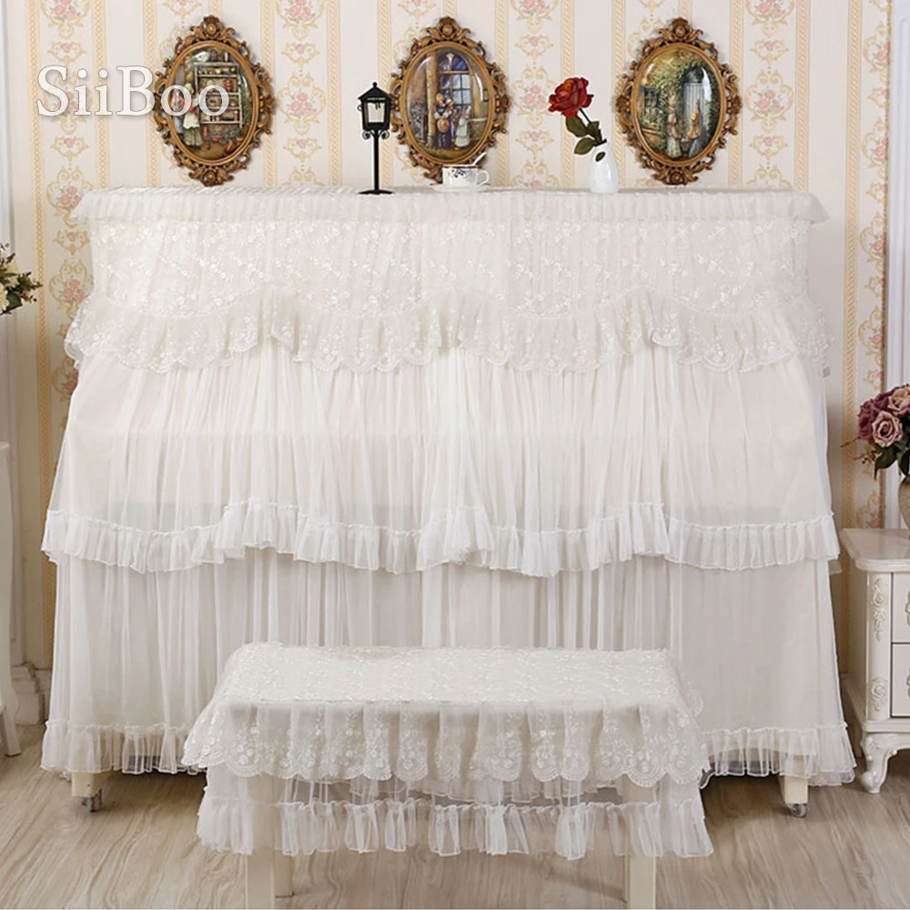 Розовый белый Цветочный вышитый сетчатый кружевной Вертикальный чехол для