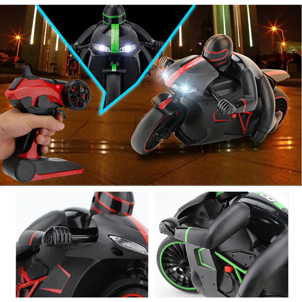 2 4G 4CH Мини RC высокоскоростной дрейф мотоцикл модель с светильник детская игрушка