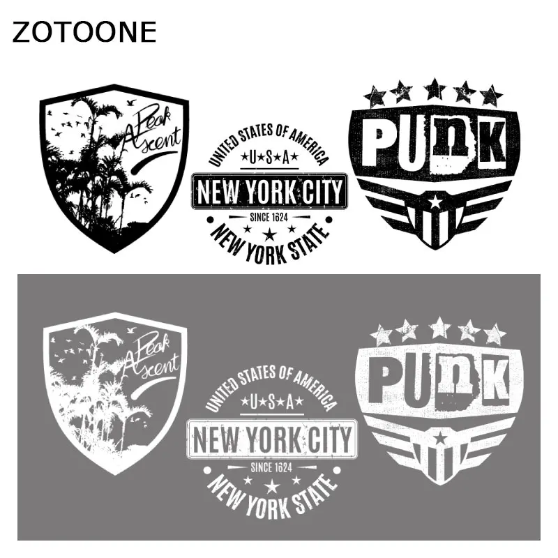 

Iron on Letter Patch Punk Patches for Clothing Stickers on Clothes Heat Transfer for T-shirt Decoration Applique Thermal Press G