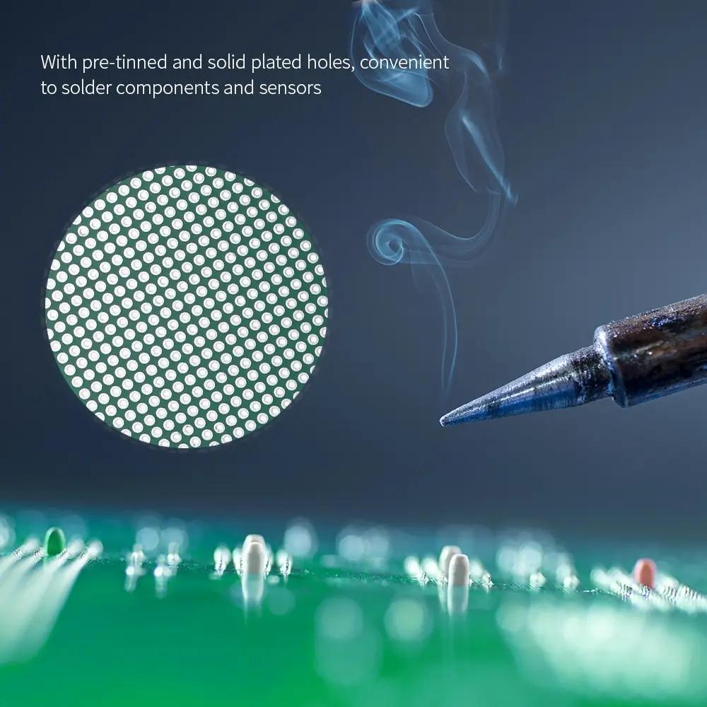 17 шт. двухсторонняя печатная плата Прототип Комплект универсальная для DIY пайки и