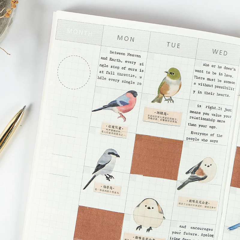 40 шт./лот винтажные декоративные стикеры в виде кошки кролика хомяка для