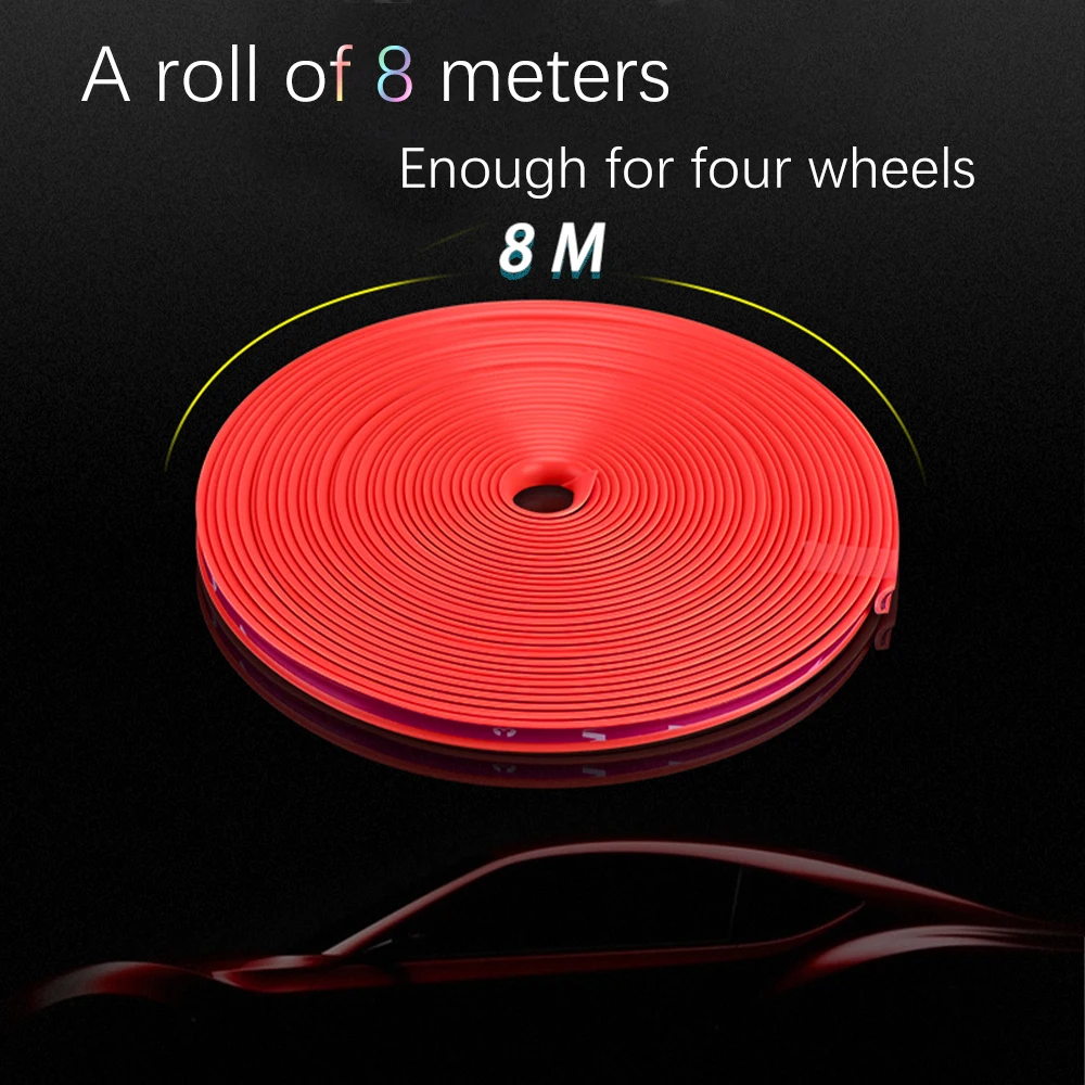 8 м/рулон полотна для оправы автомобиля цветные диски колес протекторы