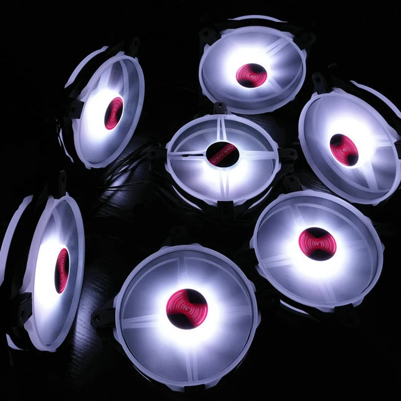 

COOLMOON F-YC Computer Case PC Cooling Fan RGB Adjust 120Mm Quiet + IR Remote New Computer Cooler RGB CPU Case Fan